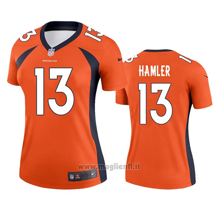 Maglia NFL Legend Donna Denver Broncos K.j. Hamler Arancione